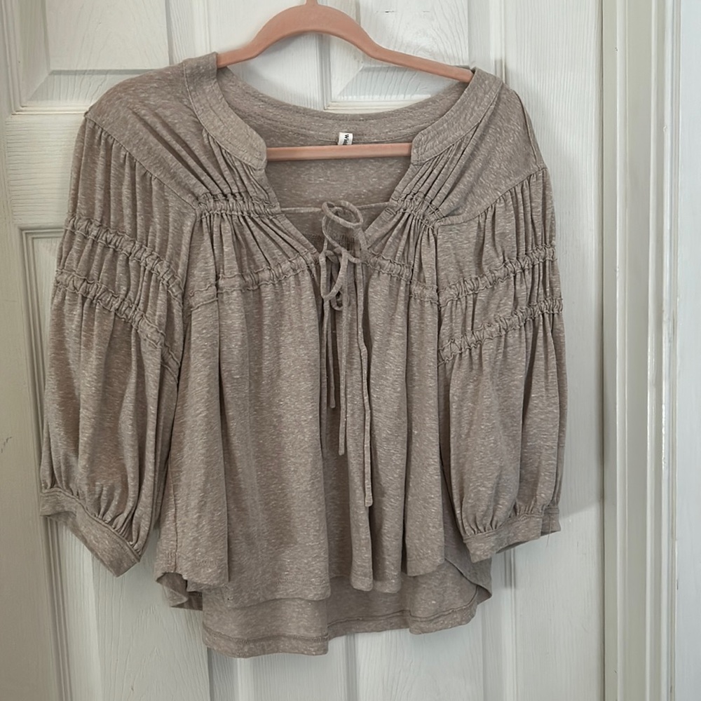 3 quarter sleeve top